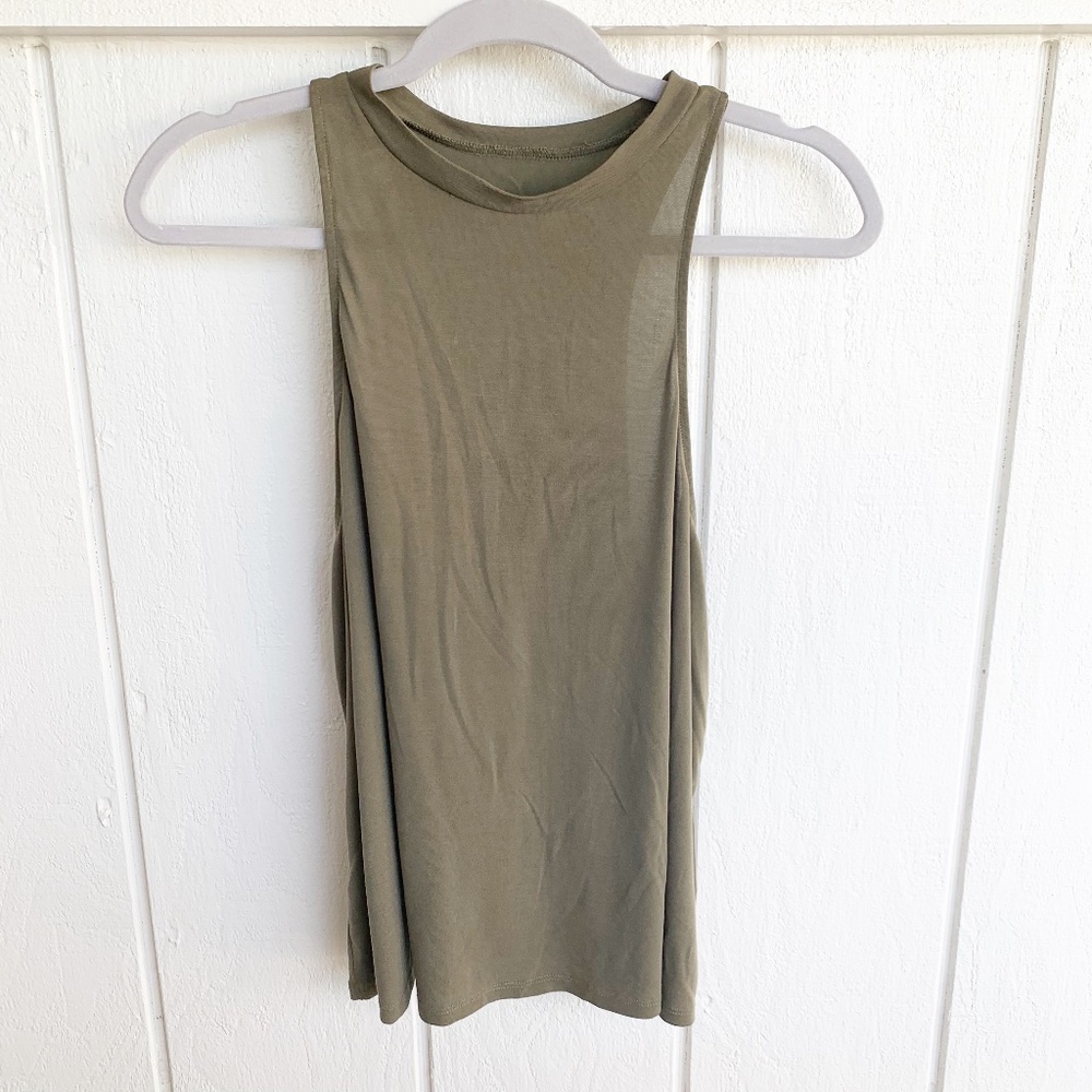 Urban Outfitters Silence + Noise Green Tank Top M